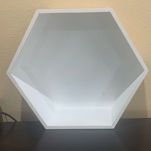 White octagon for storage